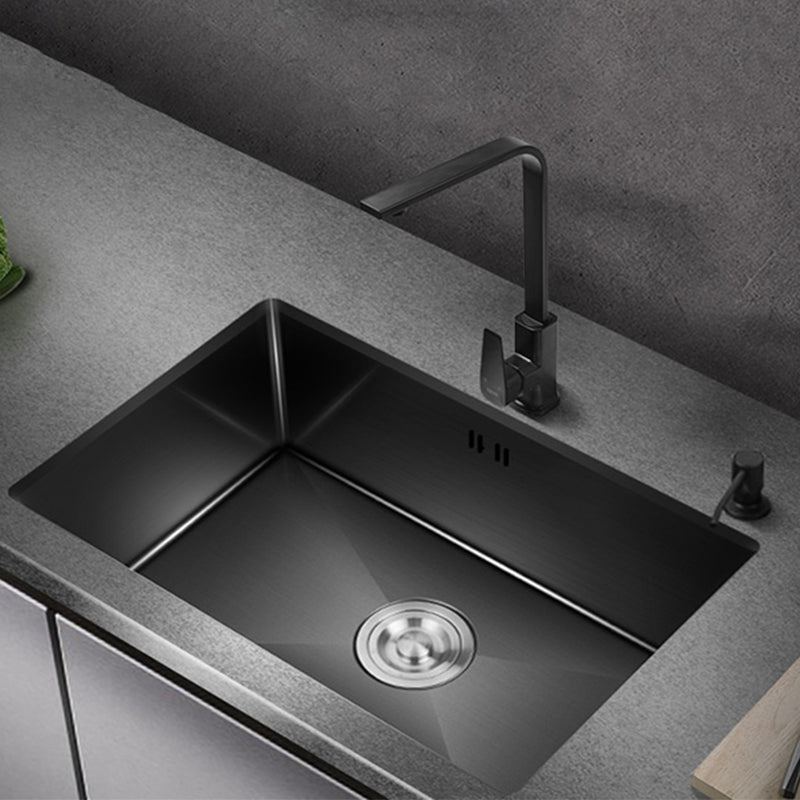 Classic Sink Stainless Steel Drop-In Friction Resistant Sink for Kitchen Clearhalo 'Home Improvement' 'home_improvement' 'home_improvement_kitchen_sinks' 'Kitchen Remodel & Kitchen Fixtures' 'Kitchen Sinks & Faucet Components' 'Kitchen Sinks' 'kitchen_sinks' 6284953