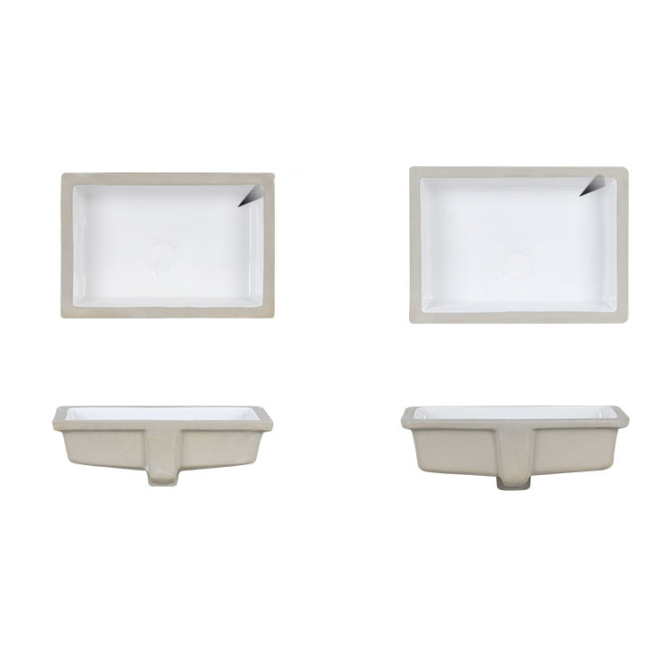 Modern Bathroom Sink Pop-Up Drain Porcelain Rectangular Vessel Bathroom Sink Clearhalo 'Bathroom Remodel & Bathroom Fixtures' 'Bathroom Sinks & Faucet Components' 'Bathroom Sinks' 'bathroom_sink' 'Home Improvement' 'home_improvement' 'home_improvement_bathroom_sink' 6285028