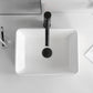 Contemporary Bathroom Sink Porcelain Solid Color Rectangular Vessel Bathroom Sink Clearhalo 'Bathroom Remodel & Bathroom Fixtures' 'Bathroom Sinks & Faucet Components' 'Bathroom Sinks' 'bathroom_sink' 'Home Improvement' 'home_improvement' 'home_improvement_bathroom_sink' 6285100