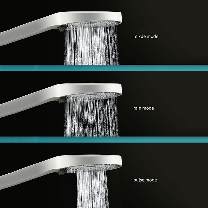 Modern Pressure Balanced Diverter Valve Shower Faucet Adjustable Shower System on Wall Clearhalo 'Bathroom Remodel & Bathroom Fixtures' 'Home Improvement' 'home_improvement' 'home_improvement_shower_faucets' 'Shower Faucets & Systems' 'shower_faucets' 'Showers & Bathtubs Plumbing' 'Showers & Bathtubs' 6285156