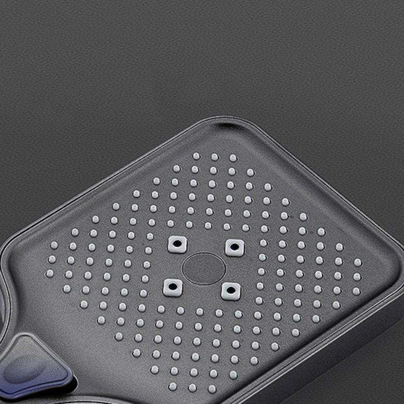 Modern Gray Shower Set 2 Shower Heads Shower System for Bathroom Clearhalo 'Bathroom Remodel & Bathroom Fixtures' 'Home Improvement' 'home_improvement' 'home_improvement_shower_faucets' 'Shower Faucets & Systems' 'shower_faucets' 'Showers & Bathtubs Plumbing' 'Showers & Bathtubs' 6285237