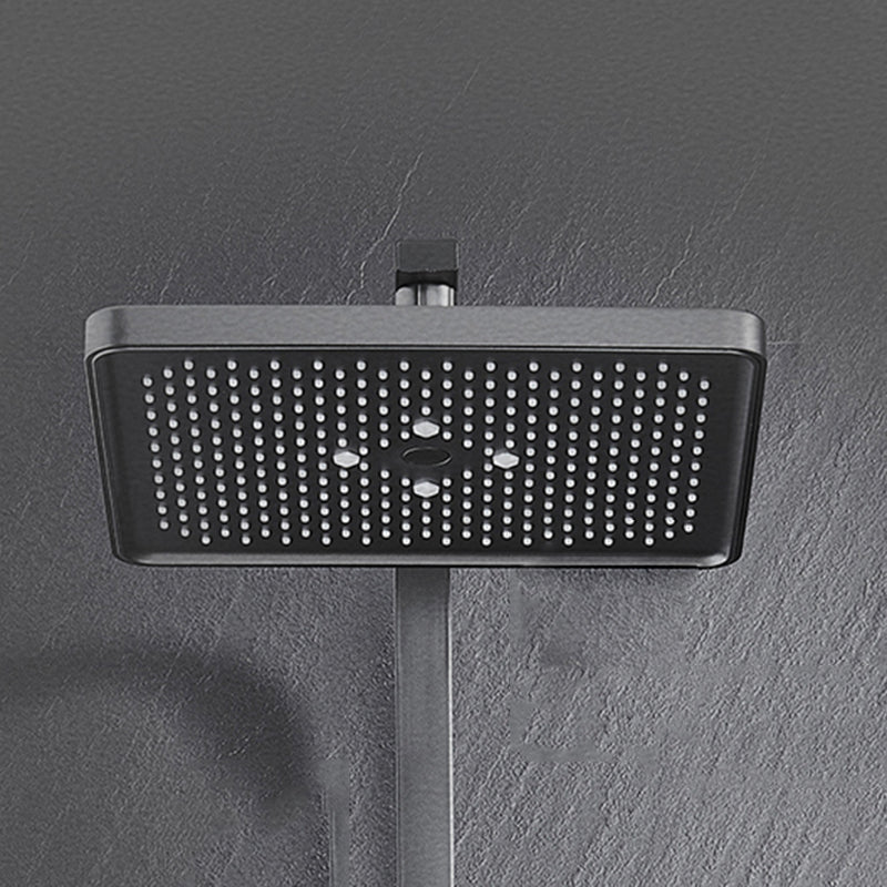 Modern Gray Shower Set 2 Shower Heads Shower System for Bathroom Clearhalo 'Bathroom Remodel & Bathroom Fixtures' 'Home Improvement' 'home_improvement' 'home_improvement_shower_faucets' 'Shower Faucets & Systems' 'shower_faucets' 'Showers & Bathtubs Plumbing' 'Showers & Bathtubs' 6285239