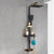 Contemporary Copper Shower System Wall Mounted Shower System with Hand Shower Gold-Black Currency Clearhalo 'Bathroom Remodel & Bathroom Fixtures' 'Home Improvement' 'home_improvement' 'home_improvement_shower_faucets' 'Shower Faucets & Systems' 'shower_faucets' 'Showers & Bathtubs Plumbing' 'Showers & Bathtubs' 6285247