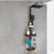 Contemporary Copper Shower System Wall Mounted Shower System with Hand Shower Black-Gold Currency Clearhalo 'Bathroom Remodel & Bathroom Fixtures' 'Home Improvement' 'home_improvement' 'home_improvement_shower_faucets' 'Shower Faucets & Systems' 'shower_faucets' 'Showers & Bathtubs Plumbing' 'Showers & Bathtubs' 6285249