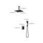 Square Black Spot Resist Shower Faucet Shower Arm Shower with Handheld Shower Head Clearhalo 'Bathroom Remodel & Bathroom Fixtures' 'Home Improvement' 'home_improvement' 'home_improvement_shower_faucets' 'Shower Faucets & Systems' 'shower_faucets' 'Showers & Bathtubs Plumbing' 'Showers & Bathtubs' 6285323