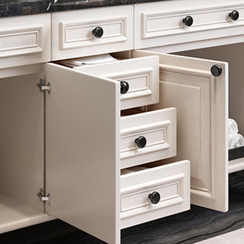 Traditional Bathroom Vanity Set Wood Mirror and Faucet Included Freestanding Bath Vanity Clearhalo 'Bathroom Remodel & Bathroom Fixtures' 'Bathroom Vanities' 'bathroom_vanities' 'Home Improvement' 'home_improvement' 'home_improvement_bathroom_vanities' 6287775