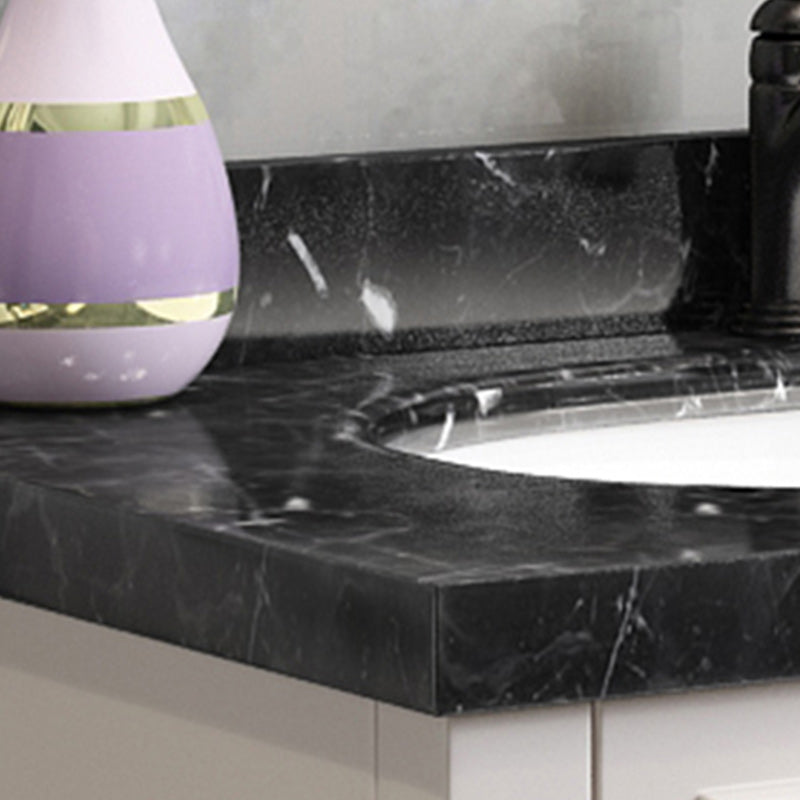 Traditional Bathroom Vanity Set Wood Mirror and Faucet Included Freestanding Bath Vanity Clearhalo 'Bathroom Remodel & Bathroom Fixtures' 'Bathroom Vanities' 'bathroom_vanities' 'Home Improvement' 'home_improvement' 'home_improvement_bathroom_vanities' 6287777