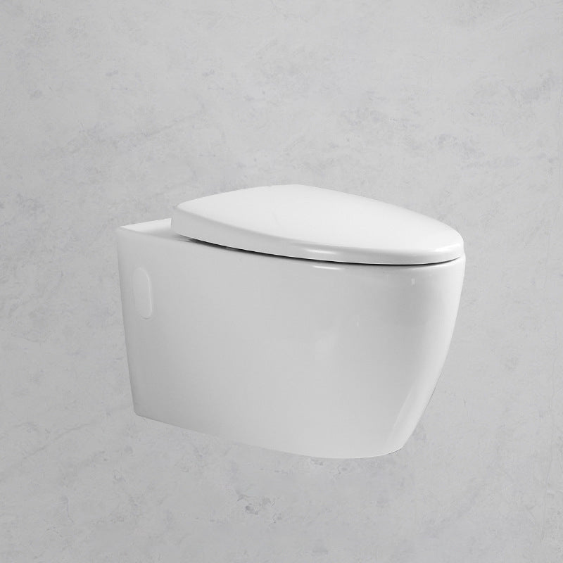 Wall Mount Flush Toilet Single Flush Modern One-Piece Toilet Urine Toilet 13"L x 22"W x 13"H Toilet Only Clearhalo 'Bathroom Remodel & Bathroom Fixtures' 'Home Improvement' 'home_improvement' 'home_improvement_toilets' 'Toilets & Bidets' 'Toilets' 6288231
