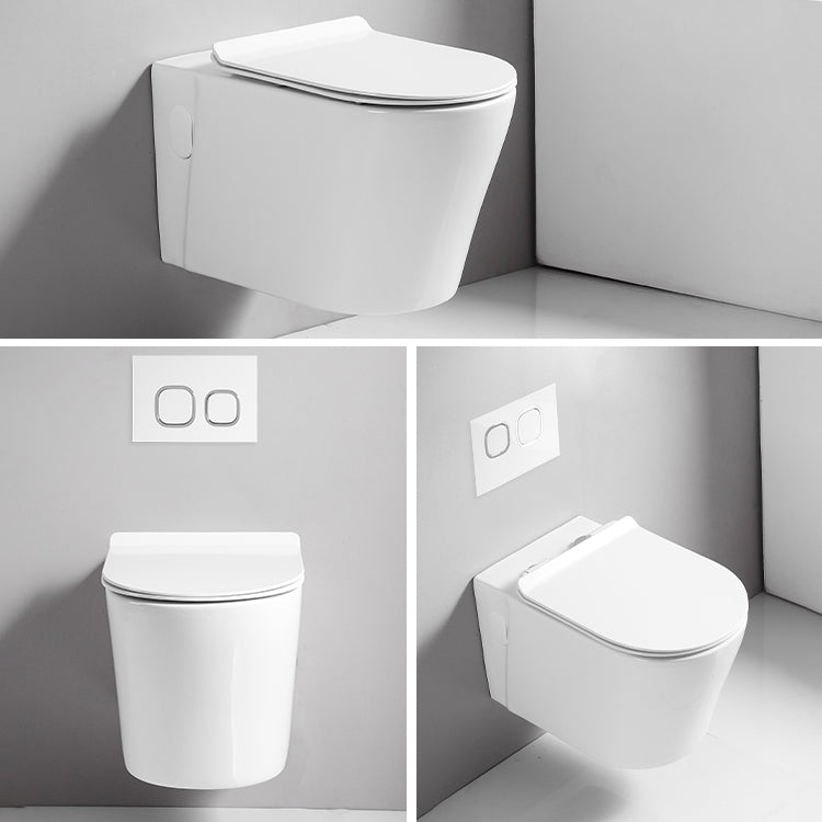Wall Mount Flush Toilet Single Flush Modern One-Piece Toilet Urine Toilet Clearhalo 'Bathroom Remodel & Bathroom Fixtures' 'Home Improvement' 'home_improvement' 'home_improvement_toilets' 'Toilets & Bidets' 'Toilets' 6288255