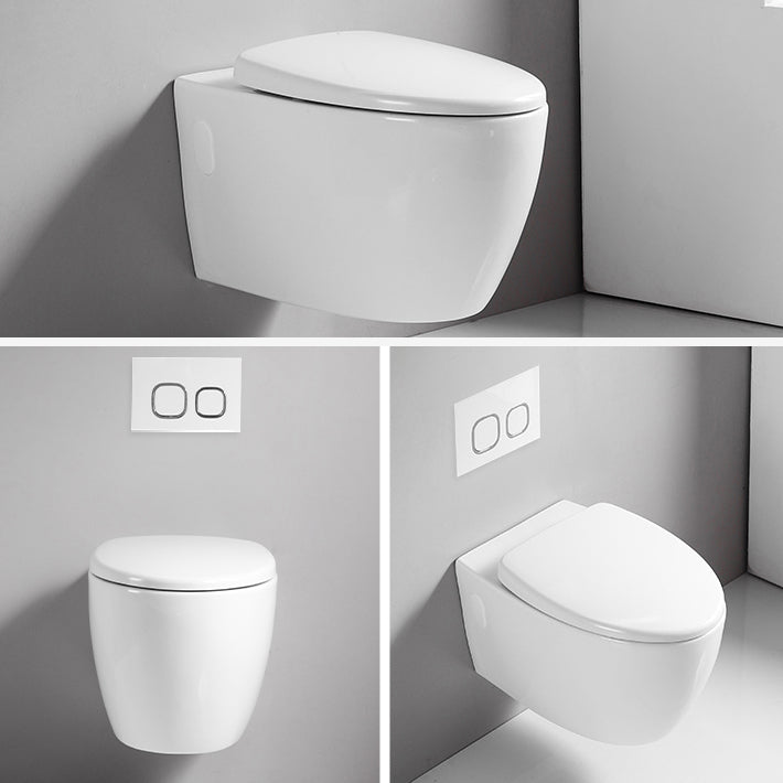 Wall Mount Flush Toilet Single Flush Modern One-Piece Toilet Urine Toilet Clearhalo 'Bathroom Remodel & Bathroom Fixtures' 'Home Improvement' 'home_improvement' 'home_improvement_toilets' 'Toilets & Bidets' 'Toilets' 6288257