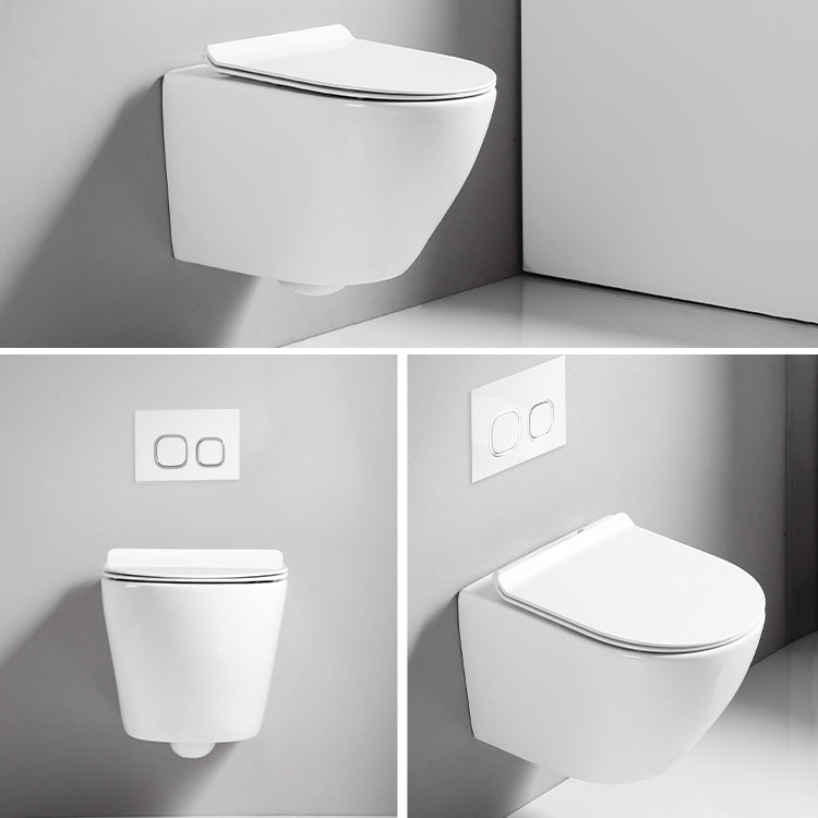 Wall Mount Flush Toilet Single Flush Modern One-Piece Toilet Urine Toilet Clearhalo 'Bathroom Remodel & Bathroom Fixtures' 'Home Improvement' 'home_improvement' 'home_improvement_toilets' 'Toilets & Bidets' 'Toilets' 6288259