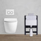 Wall Mount Flush Toilet Single Flush Modern One-Piece Toilet Urine Toilet Clearhalo 'Bathroom Remodel & Bathroom Fixtures' 'Home Improvement' 'home_improvement' 'home_improvement_toilets' 'Toilets & Bidets' 'Toilets' 6288265
