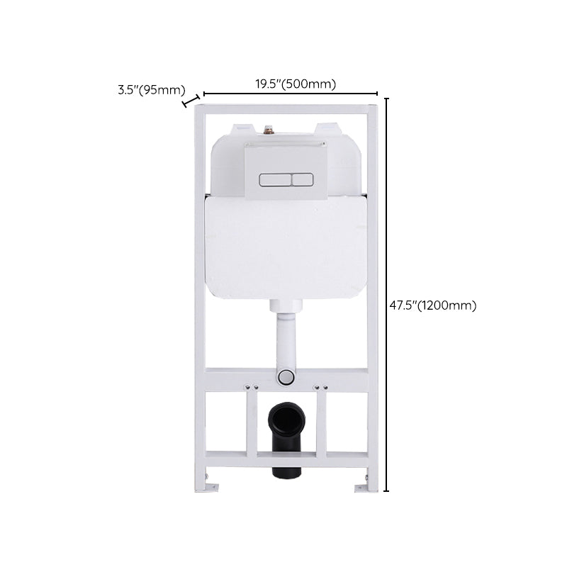 Wall Mount Flush Toilet Single Flush Modern One-Piece Toilet Urine Toilet Clearhalo 'Bathroom Remodel & Bathroom Fixtures' 'Home Improvement' 'home_improvement' 'home_improvement_toilets' 'Toilets & Bidets' 'Toilets' 6288267