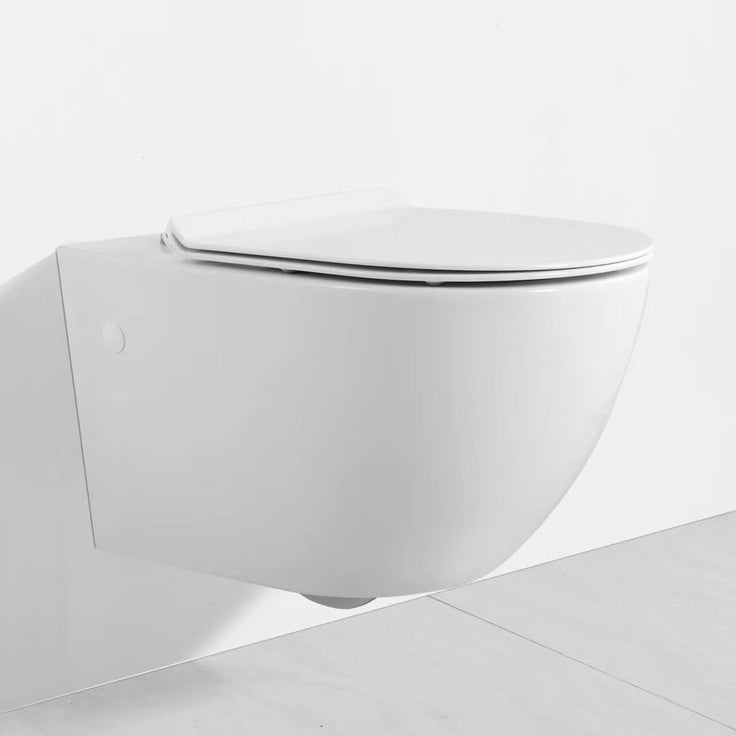 Modern Wall Mount Flush Toilet All-In-One Siphon Jet Toilet Bowl Clearhalo 'Bathroom Remodel & Bathroom Fixtures' 'Home Improvement' 'home_improvement' 'home_improvement_toilets' 'Toilets & Bidets' 'Toilets' 6288272