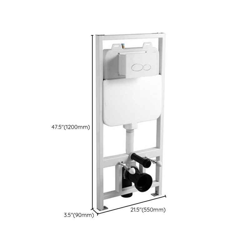 Modern Wall Mount Flush Toilet All-In-One Siphon Jet Toilet Bowl Clearhalo 'Bathroom Remodel & Bathroom Fixtures' 'Home Improvement' 'home_improvement' 'home_improvement_toilets' 'Toilets & Bidets' 'Toilets' 6288297
