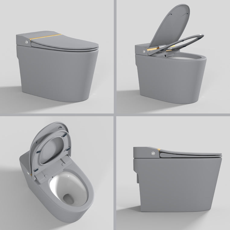 Modern Floor Mount Toilet Bowl Siphon Jet Skirted Toilet with Seat for Bathroom Clearhalo 'Bathroom Remodel & Bathroom Fixtures' 'Home Improvement' 'home_improvement' 'home_improvement_toilets' 'Toilets & Bidets' 'Toilets' 6288331