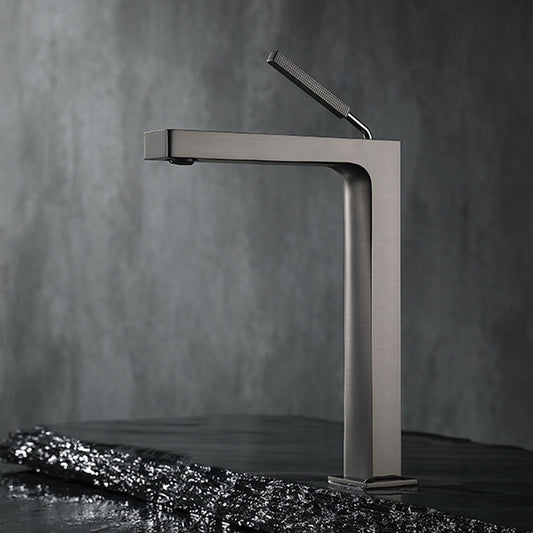 Brass Material Vessel Faucet 1-Handle Modern Design Faucet for Bathroom Clearhalo 'Bathroom Remodel & Bathroom Fixtures' 'Bathroom Sink Faucets' 'Bathroom Sinks & Faucet Components' 'bathroom_sink_faucets' 'Home Improvement' 'home_improvement' 'home_improvement_bathroom_sink_faucets' 6298122