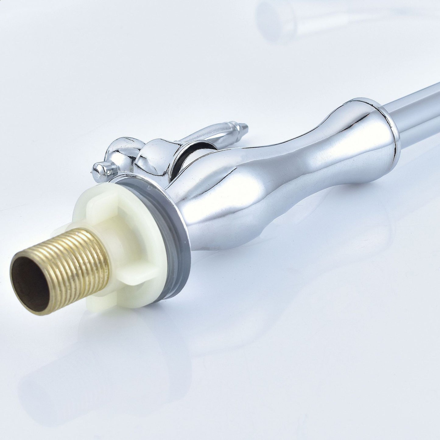 Modern Kitchen Bar Faucet Zinc Knob Handle Swivel Spout High Arch Kitchen Faucet Clearhalo 'Home Improvement' 'home_improvement' 'home_improvement_kitchen_faucets' 'Kitchen Faucets' 'Kitchen Remodel & Kitchen Fixtures' 'Kitchen Sinks & Faucet Components' 'kitchen_faucets' 6298219