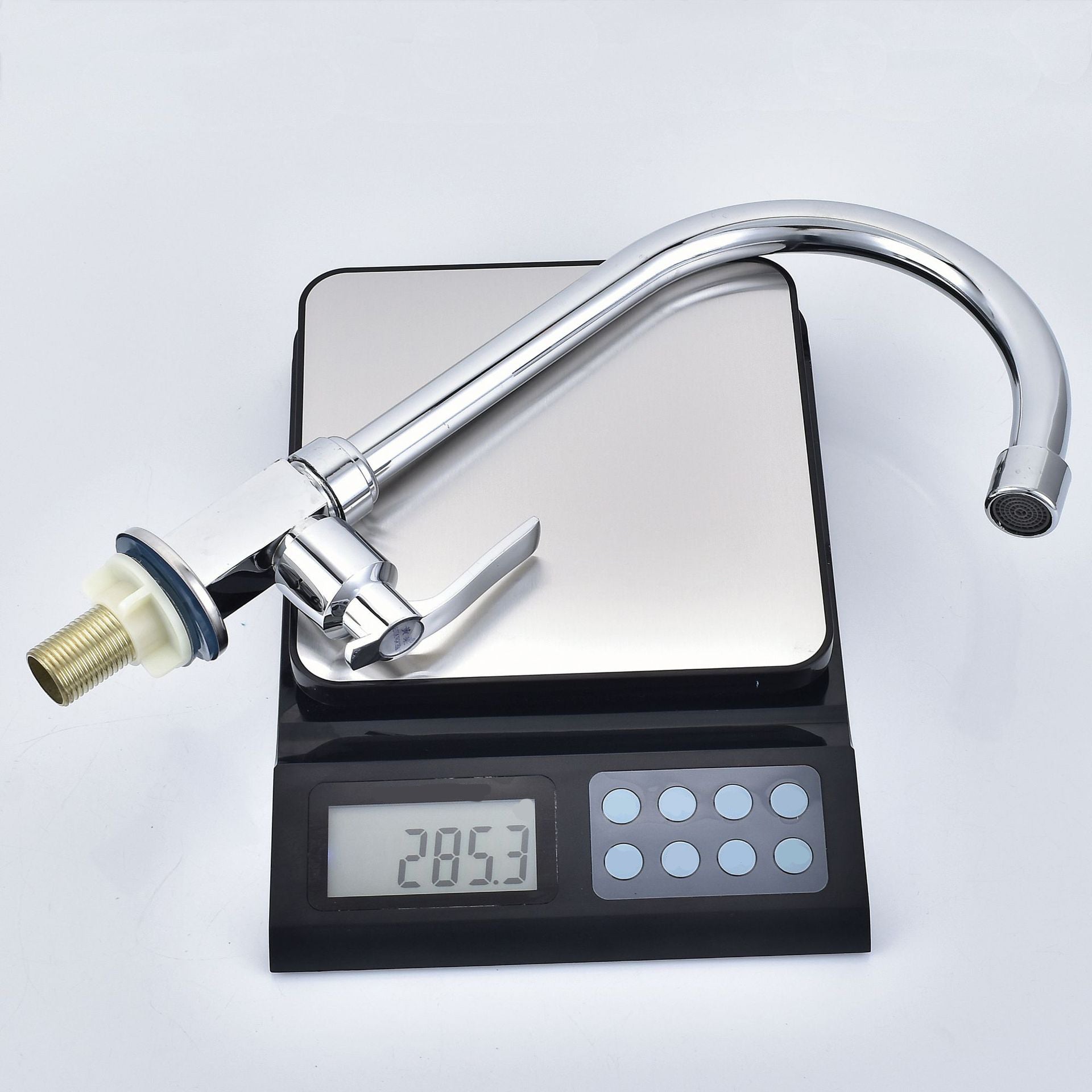 Modern Kitchen Bar Faucet Zinc Knob Handle Swivel Spout High Arch Kitchen Faucet Clearhalo 'Home Improvement' 'home_improvement' 'home_improvement_kitchen_faucets' 'Kitchen Faucets' 'Kitchen Remodel & Kitchen Fixtures' 'Kitchen Sinks & Faucet Components' 'kitchen_faucets' 6298225