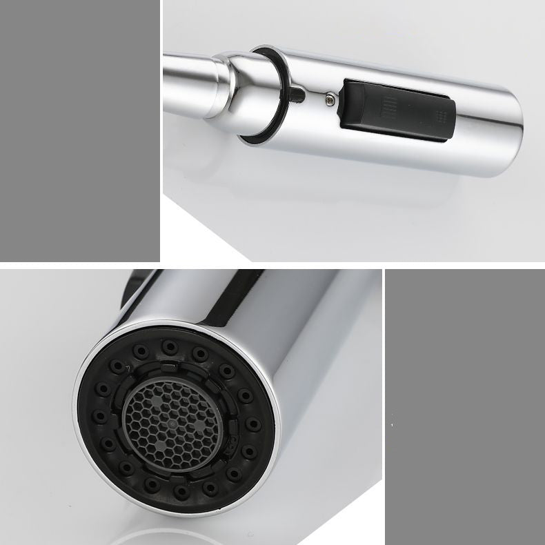 Modern Kitchen Sink Faucet Copper Single Handle High Arc Kitchen Faucet Clearhalo 'Home Improvement' 'home_improvement' 'home_improvement_kitchen_faucets' 'Kitchen Faucets' 'Kitchen Remodel & Kitchen Fixtures' 'Kitchen Sinks & Faucet Components' 'kitchen_faucets' 6298277