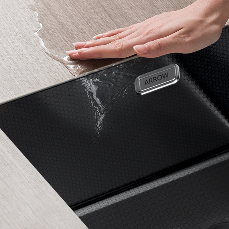 Classic Style Kitchen Sink Corrosion Resistant 1 Holes Kitchen Sink with Drain Assembly Clearhalo 'Home Improvement' 'home_improvement' 'home_improvement_kitchen_sinks' 'Kitchen Remodel & Kitchen Fixtures' 'Kitchen Sinks & Faucet Components' 'Kitchen Sinks' 'kitchen_sinks' 6298340