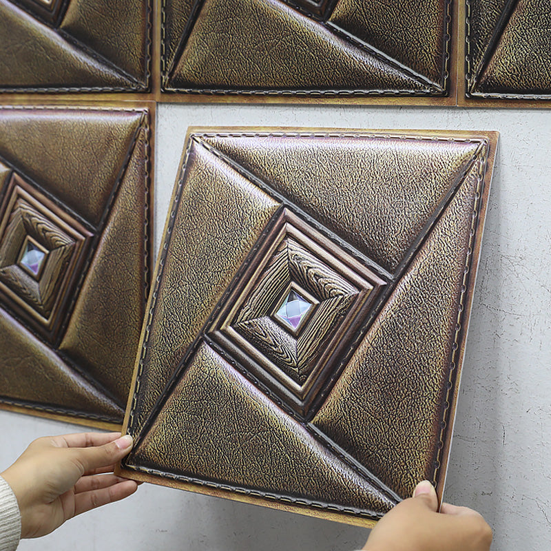 3D Three-dimensional Panel Wall Gorgeous Style Living Room Bedroom Wall Panel (5-pack) Clearhalo 'Flooring 'Home Improvement' 'home_improvement' 'home_improvement_wall_paneling' 'Wall Paneling' 'wall_paneling' 'Walls & Ceilings' Walls and Ceiling' 6298535