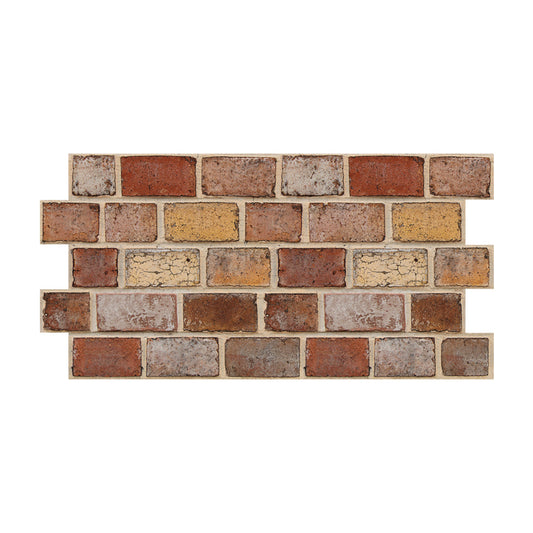 Artificial Brick Panel Wall Farmhouse Style Simple Home Living Room Wall Panel (5-pack) Clearhalo 'Flooring 'Home Improvement' 'home_improvement' 'home_improvement_wall_paneling' 'Wall Paneling' 'wall_paneling' 'Walls & Ceilings' Walls and Ceiling' 6298552