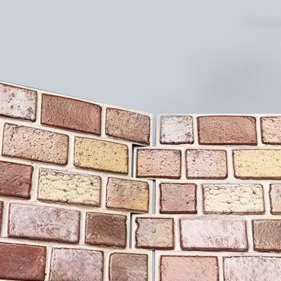Artificial Brick Panel Wall Farmhouse Style Simple Home Living Room Wall Panel (5-pack) Clearhalo 'Flooring 'Home Improvement' 'home_improvement' 'home_improvement_wall_paneling' 'Wall Paneling' 'wall_paneling' 'Walls & Ceilings' Walls and Ceiling' 6298553