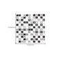 12"x 12" Resin Mosaic Tile Square Peel and Stick Tile for Backsplash & Wall Tile Clearhalo 'Flooring 'Home Improvement' 'home_improvement' 'home_improvement_peel_stick_blacksplash' 'Peel & Stick Backsplash Tile' 'peel_stick_blacksplash' 'Walls & Ceilings' Walls and Ceiling' 6298649