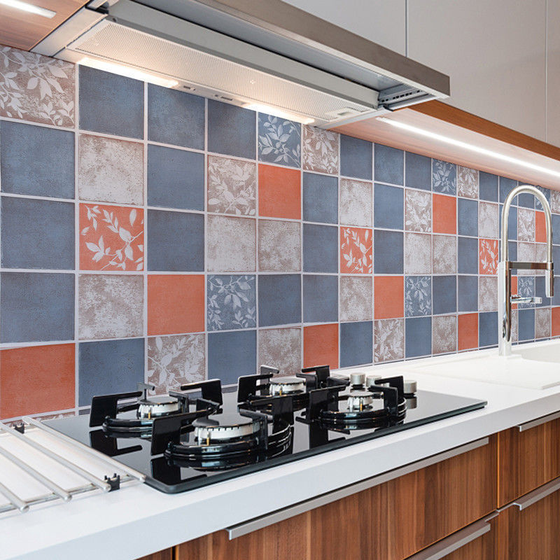 Square Grid Peel and Stick Tile PVC Mosaic Tile for Kitchen Backsplash Clearhalo 'Flooring 'Home Improvement' 'home_improvement' 'home_improvement_peel_stick_blacksplash' 'Peel & Stick Backsplash Tile' 'peel_stick_blacksplash' 'Walls & Ceilings' Walls and Ceiling' 6298657