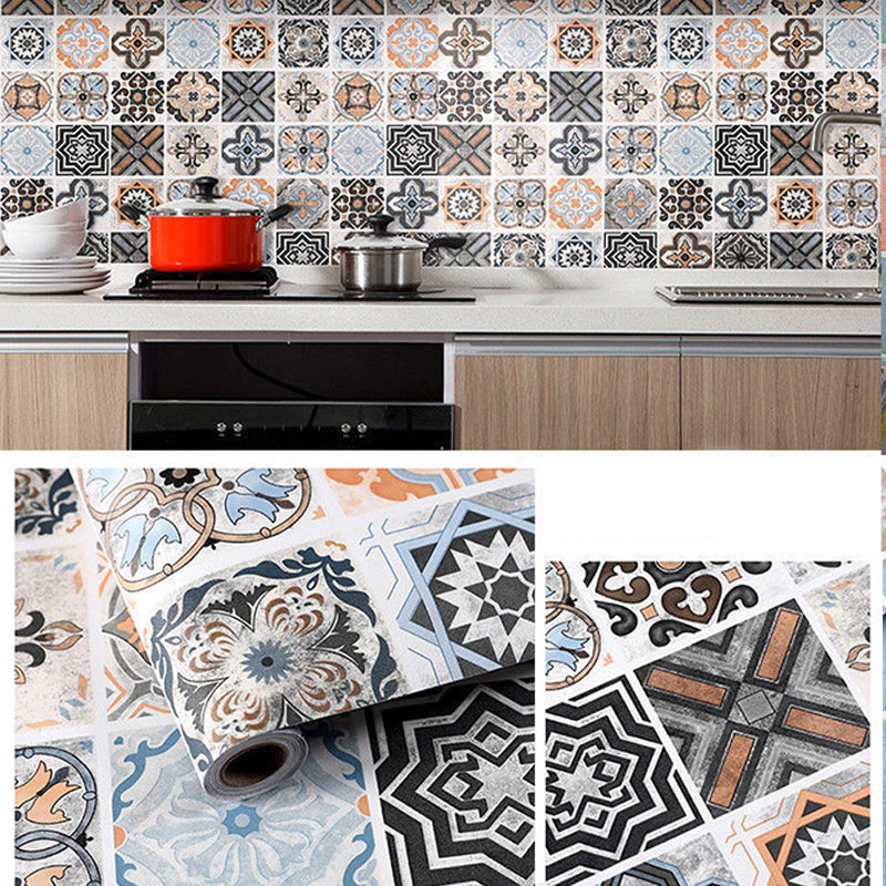 Square Grid Peel and Stick Tile PVC Mosaic Tile for Kitchen Backsplash Clearhalo 'Flooring 'Home Improvement' 'home_improvement' 'home_improvement_peel_stick_blacksplash' 'Peel & Stick Backsplash Tile' 'peel_stick_blacksplash' 'Walls & Ceilings' Walls and Ceiling' 6298662