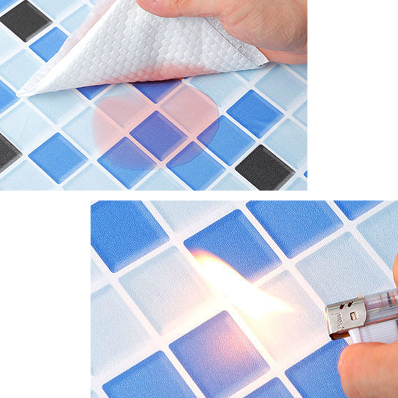 Square Grid Peel and Stick Tile PVC Mosaic Tile for Kitchen Backsplash Clearhalo 'Flooring 'Home Improvement' 'home_improvement' 'home_improvement_peel_stick_blacksplash' 'Peel & Stick Backsplash Tile' 'peel_stick_blacksplash' 'Walls & Ceilings' Walls and Ceiling' 6298669