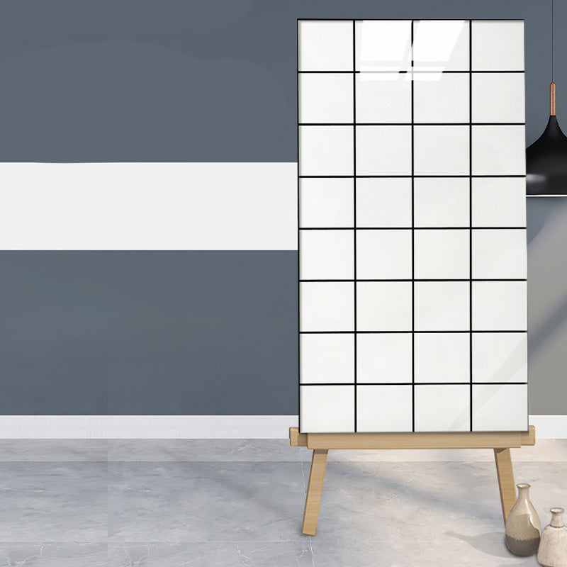 Rectangular Peel and Stick Tiles PVC Single Tile for Kitchen and Bathroom White Clearhalo 'Flooring 'Home Improvement' 'home_improvement' 'home_improvement_peel_stick_blacksplash' 'Peel & Stick Backsplash Tile' 'peel_stick_blacksplash' 'Walls & Ceilings' Walls and Ceiling' 6298684