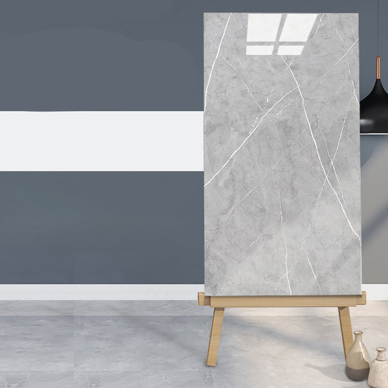 Rectangular Peel and Stick Tiles PVC Single Tile for Kitchen and Bathroom Light Gray Clearhalo 'Flooring 'Home Improvement' 'home_improvement' 'home_improvement_peel_stick_blacksplash' 'Peel & Stick Backsplash Tile' 'peel_stick_blacksplash' 'Walls & Ceilings' Walls and Ceiling' 6298686