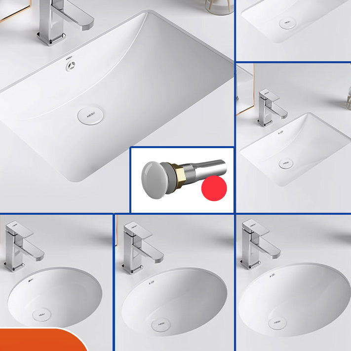 Modern Bathroom Sink Pop-Up Drain Porcelain Solid Color Oval-Shape Vessel Lavatory Sink Clearhalo 'Bathroom Remodel & Bathroom Fixtures' 'Bathroom Sinks & Faucet Components' 'Bathroom Sinks' 'bathroom_sink' 'Home Improvement' 'home_improvement' 'home_improvement_bathroom_sink' 6298760