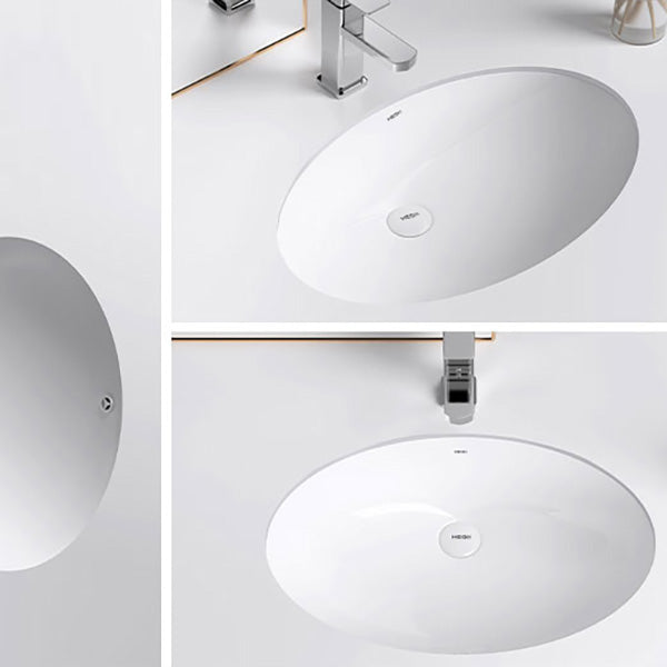 Modern Bathroom Sink Pop-Up Drain Porcelain Solid Color Oval-Shape Vessel Lavatory Sink Clearhalo 'Bathroom Remodel & Bathroom Fixtures' 'Bathroom Sinks & Faucet Components' 'Bathroom Sinks' 'bathroom_sink' 'Home Improvement' 'home_improvement' 'home_improvement_bathroom_sink' 6298779