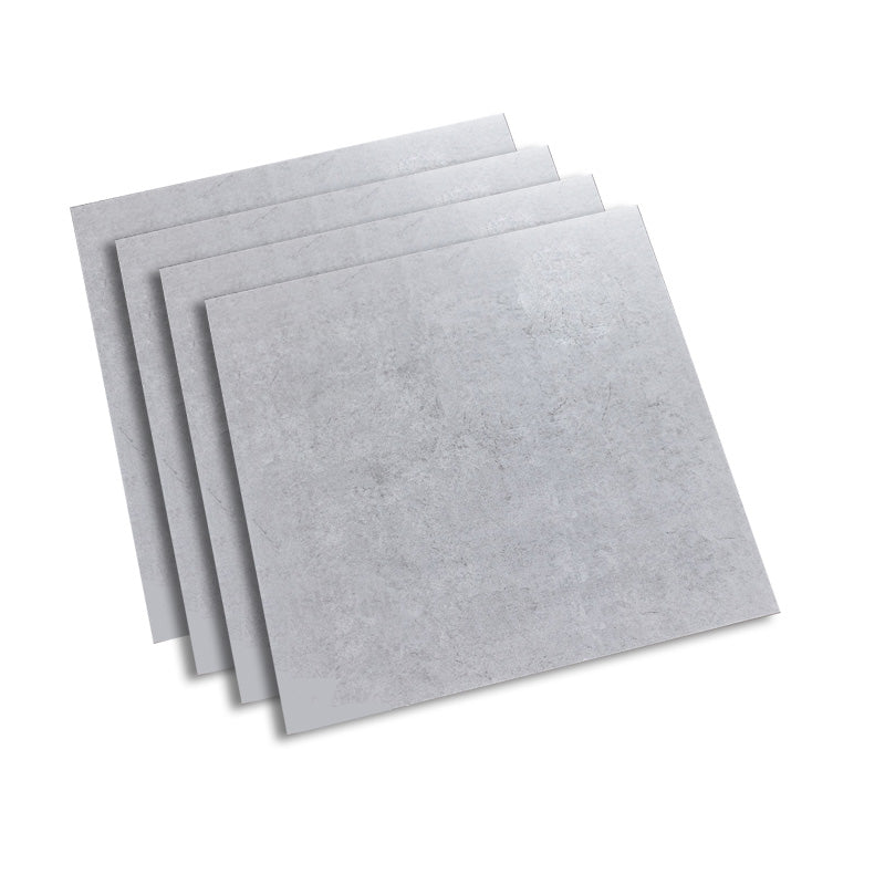Square Cement Singular Tile Vintage Singular Tile for Floor (4-Pack) Silver Gray Clearhalo 'Floor Tiles & Wall Tiles' 'floor_tiles_wall_tiles' 'Flooring 'Home Improvement' 'home_improvement' 'home_improvement_floor_tiles_wall_tiles' Walls and Ceiling' 6299484