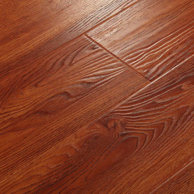 Classics Laminate Flooring in Natural, Click-Lock, Waterproof, 12mm Red Brown Clearhalo 'Flooring 'Home Improvement' 'home_improvement' 'home_improvement_laminate_flooring' 'Laminate Flooring' 'laminate_flooring' Walls and Ceiling' 6299615