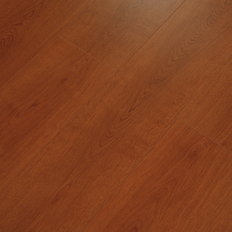 Classic 8" X 48" Wide Pine Laminate Flooring in Natural, Click-Lock, Waterproof Red Brown Clearhalo 'Flooring 'Home Improvement' 'home_improvement' 'home_improvement_laminate_flooring' 'Laminate Flooring' 'laminate_flooring' Walls and Ceiling' 6299689