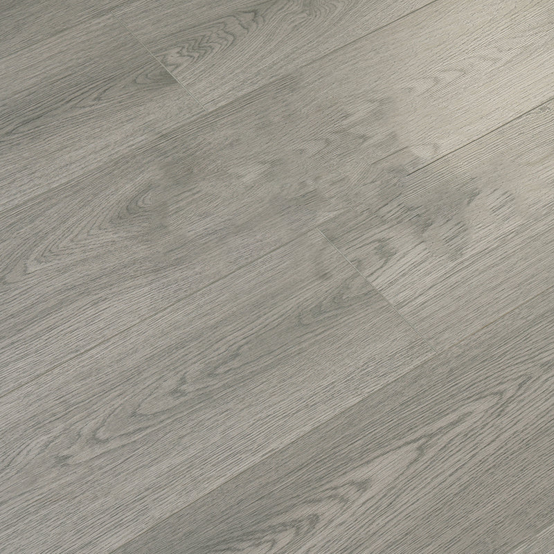 Classic 8" X 48" Wide Pine Laminate Flooring in Natural, Click-Lock, Waterproof Smoke Gray Clearhalo 'Flooring 'Home Improvement' 'home_improvement' 'home_improvement_laminate_flooring' 'Laminate Flooring' 'laminate_flooring' Walls and Ceiling' 6299690