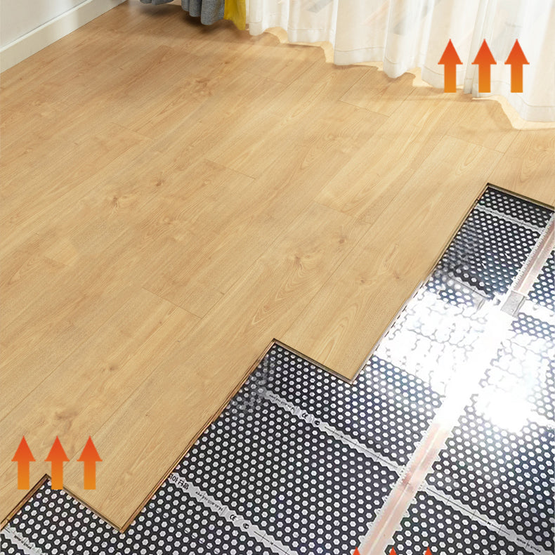 Modern E0 Solid Wood Laminate Flooring in Natural, Click-Lock, Waterproof Clearhalo 'Flooring 'Home Improvement' 'home_improvement' 'home_improvement_laminate_flooring' 'Laminate Flooring' 'laminate_flooring' Walls and Ceiling' 6299741