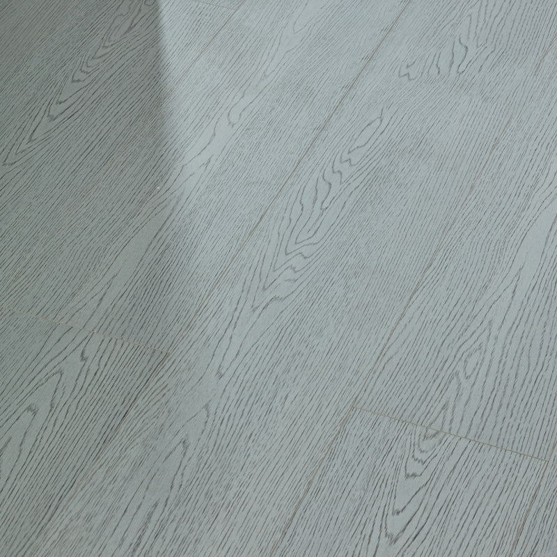 Modern E0 Solid Wood Laminate Flooring in Natural, Click-Lock, Waterproof Smoke Gray Clearhalo 'Flooring 'Home Improvement' 'home_improvement' 'home_improvement_laminate_flooring' 'Laminate Flooring' 'laminate_flooring' Walls and Ceiling' 6299743