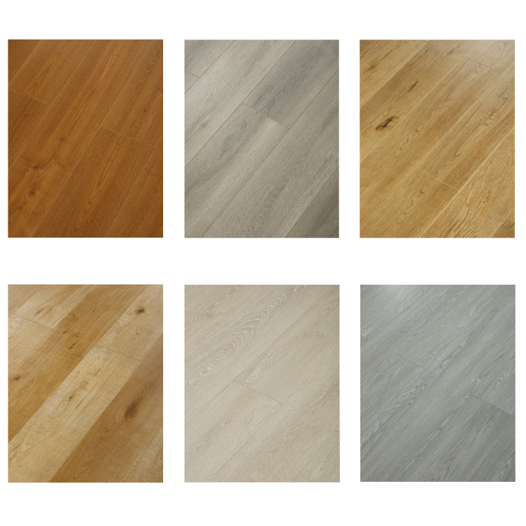 Modern E0 Solid Wood Laminate Flooring in Natural, Click-Lock, Waterproof Clearhalo 'Flooring 'Home Improvement' 'home_improvement' 'home_improvement_laminate_flooring' 'Laminate Flooring' 'laminate_flooring' Walls and Ceiling' 6299746