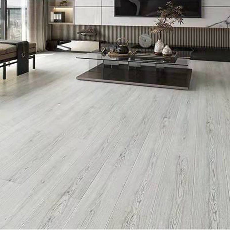 49"x8" Wide E0 Natural Solid Wood Laminate Flooring, Click-Lock, Waterproof Silvery White Clearhalo 'Flooring 'Home Improvement' 'home_improvement' 'home_improvement_laminate_flooring' 'Laminate Flooring' 'laminate_flooring' Walls and Ceiling' 6299791