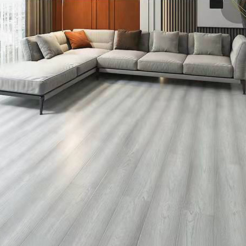 49"x8" Wide E0 Natural Solid Wood Laminate Flooring, Click-Lock, Waterproof White-Gray Clearhalo 'Flooring 'Home Improvement' 'home_improvement' 'home_improvement_laminate_flooring' 'Laminate Flooring' 'laminate_flooring' Walls and Ceiling' 6299795
