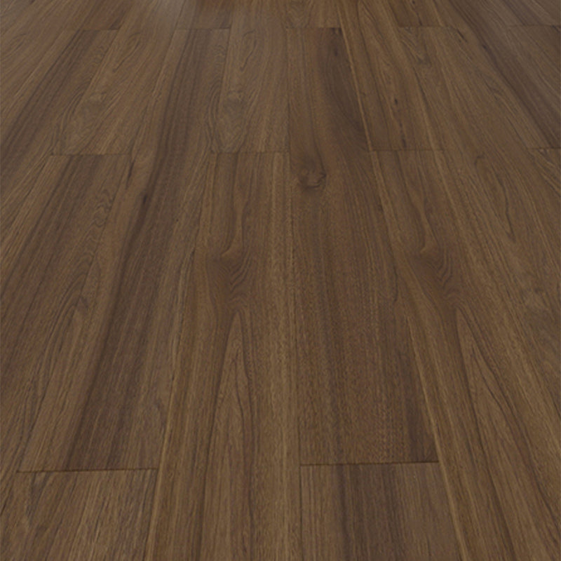 49"x8" Wide E0 Natural Solid Wood Laminate Flooring, Click-Lock, Waterproof Dark Brown Clearhalo 'Flooring 'Home Improvement' 'home_improvement' 'home_improvement_laminate_flooring' 'Laminate Flooring' 'laminate_flooring' Walls and Ceiling' 6299822