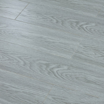 Classic 7" X 32" X 12mm Laminate Flooring, Click-Lock, Waterproof Gray-White Clearhalo 'Flooring 'Home Improvement' 'home_improvement' 'home_improvement_laminate_flooring' 'Laminate Flooring' 'laminate_flooring' Walls and Ceiling' 6299849