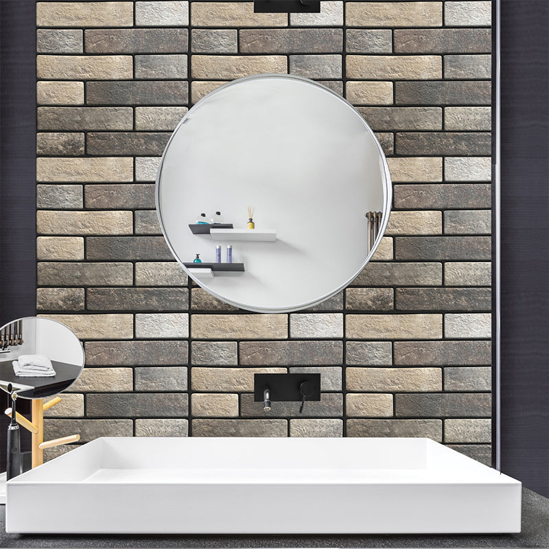 Modern Matte Peel and Stick Tile Rectangular PVC Subway Tile for Bathroom Clearhalo 'Flooring 'Home Improvement' 'home_improvement' 'home_improvement_peel_stick_blacksplash' 'Peel & Stick Backsplash Tile' 'peel_stick_blacksplash' 'Walls & Ceilings' Walls and Ceiling' 6299870