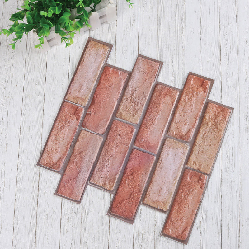 Modern Matte Peel and Stick Tile Rectangular PVC Subway Tile for Bathroom Clearhalo 'Flooring 'Home Improvement' 'home_improvement' 'home_improvement_peel_stick_blacksplash' 'Peel & Stick Backsplash Tile' 'peel_stick_blacksplash' 'Walls & Ceilings' Walls and Ceiling' 6299876