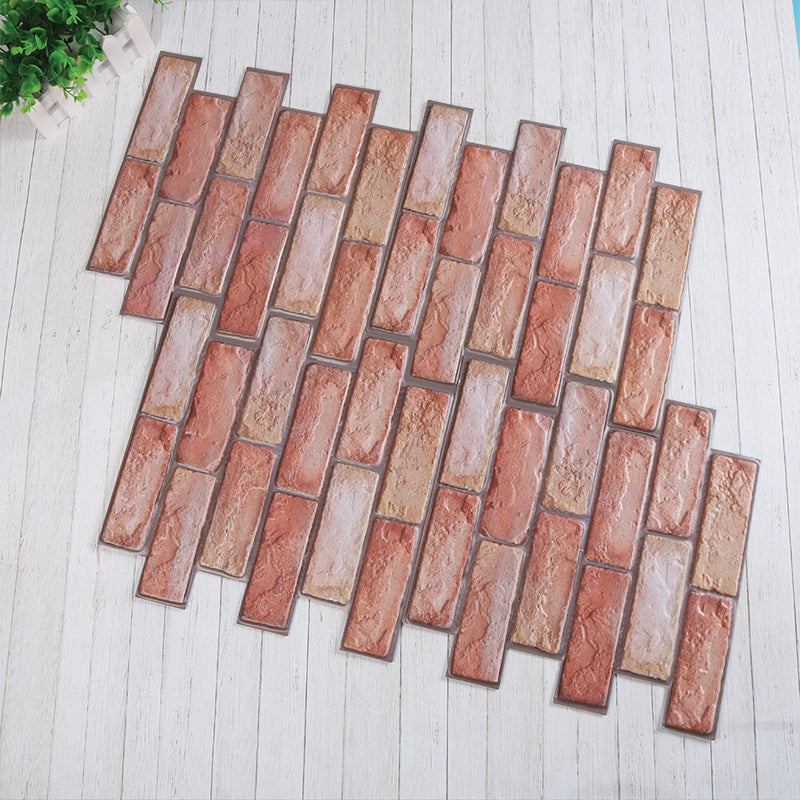 Modern Matte Peel and Stick Tile Rectangular PVC Subway Tile for Bathroom Clearhalo 'Flooring 'Home Improvement' 'home_improvement' 'home_improvement_peel_stick_blacksplash' 'Peel & Stick Backsplash Tile' 'peel_stick_blacksplash' 'Walls & Ceilings' Walls and Ceiling' 6299881